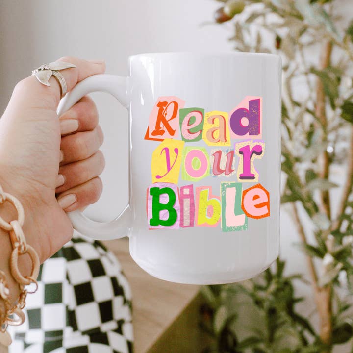 Read your bible mug, coffee mug, bible mug, coffee for wholesale by Mug and Mini