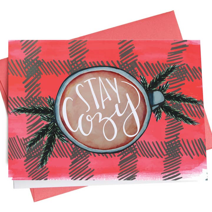 Stay Cozy | Christmas Greeting Card for wholesale by Inkwell Cards