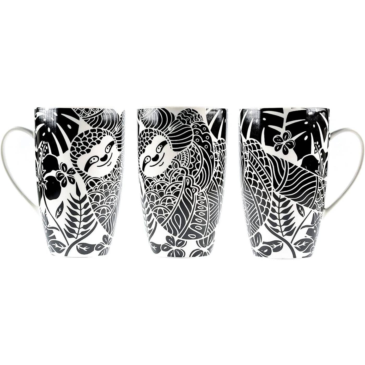 Greenline Goods - Wholesale Coffee Mug - Sloth Coffee and Tea Mug With Ceramic Lid + Infuser (16oz)5