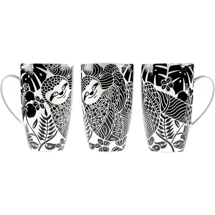 Greenline Goods - Wholesale Coffee Mug - Sloth Coffee and Tea Mug With Ceramic Lid + Infuser (16oz)5