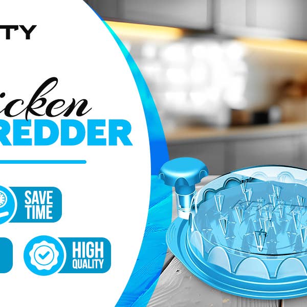 KRAFTY - Wholesale Kitchen Tool/Gadget - Chicken Shredder Tool, BBQ Claws, Meat Shredding Twist 7