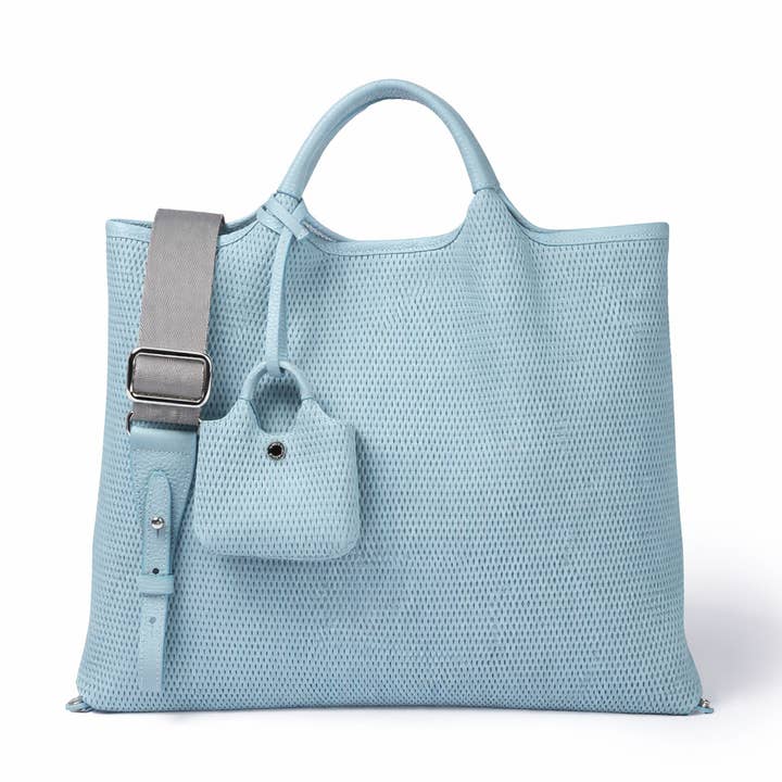 Joy Yuma 5 en 1 sac en cuir transformable avec bandoulière amovible et charms porte-AirPods pour la vente par Roberta Gandolfi