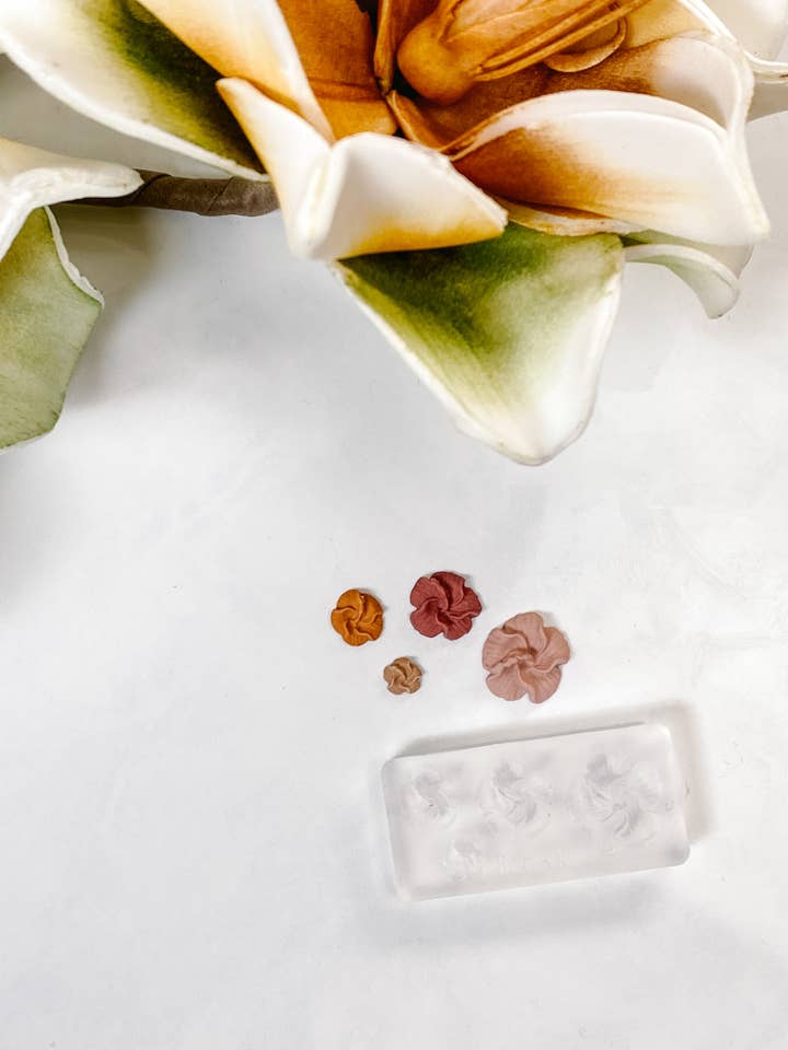 Micro Floral Mold 27 for wholesale by Tera Clay