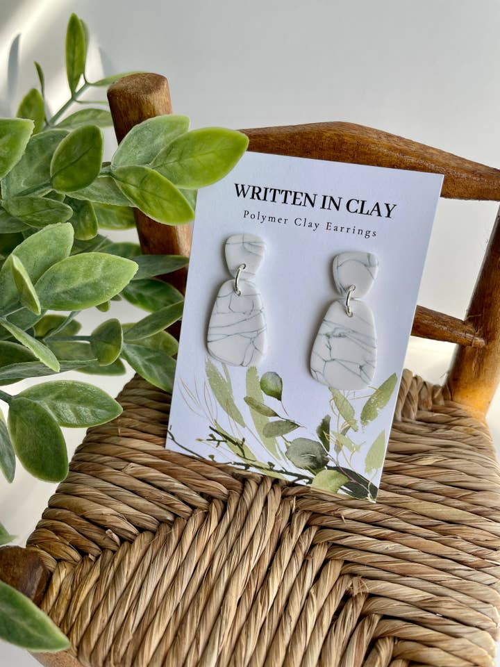 Howlite Pendant Dangles for wholesale by Written In Clay