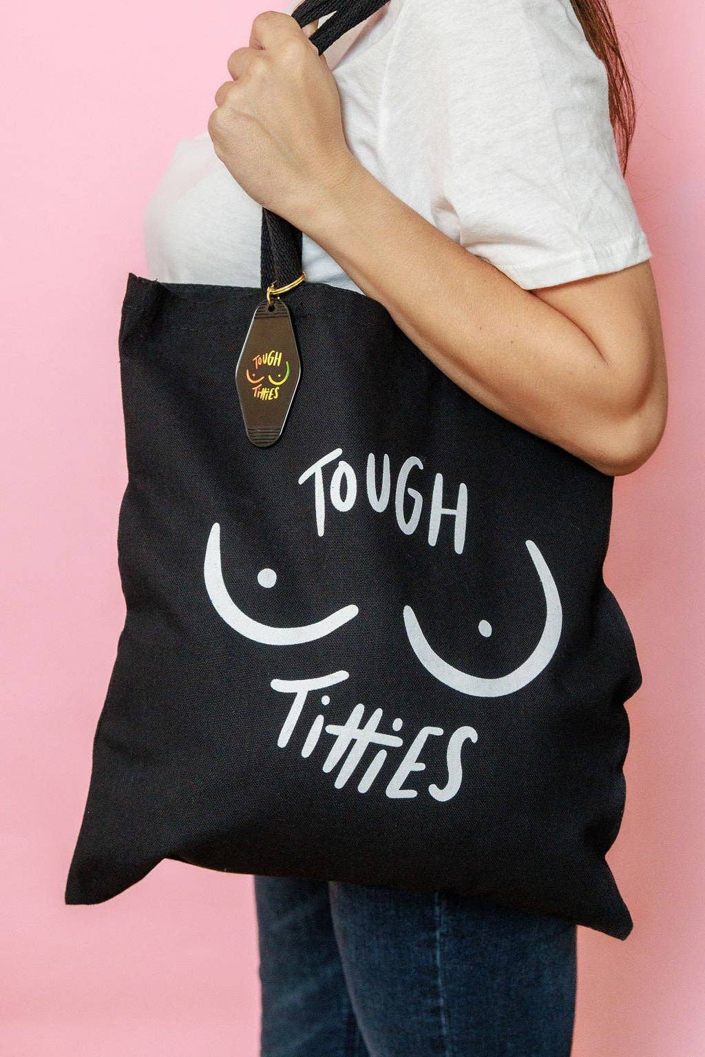 Tough Titties - Wholesale Tote Bag - Women's - Tough Titties Cotton Tote Bag2