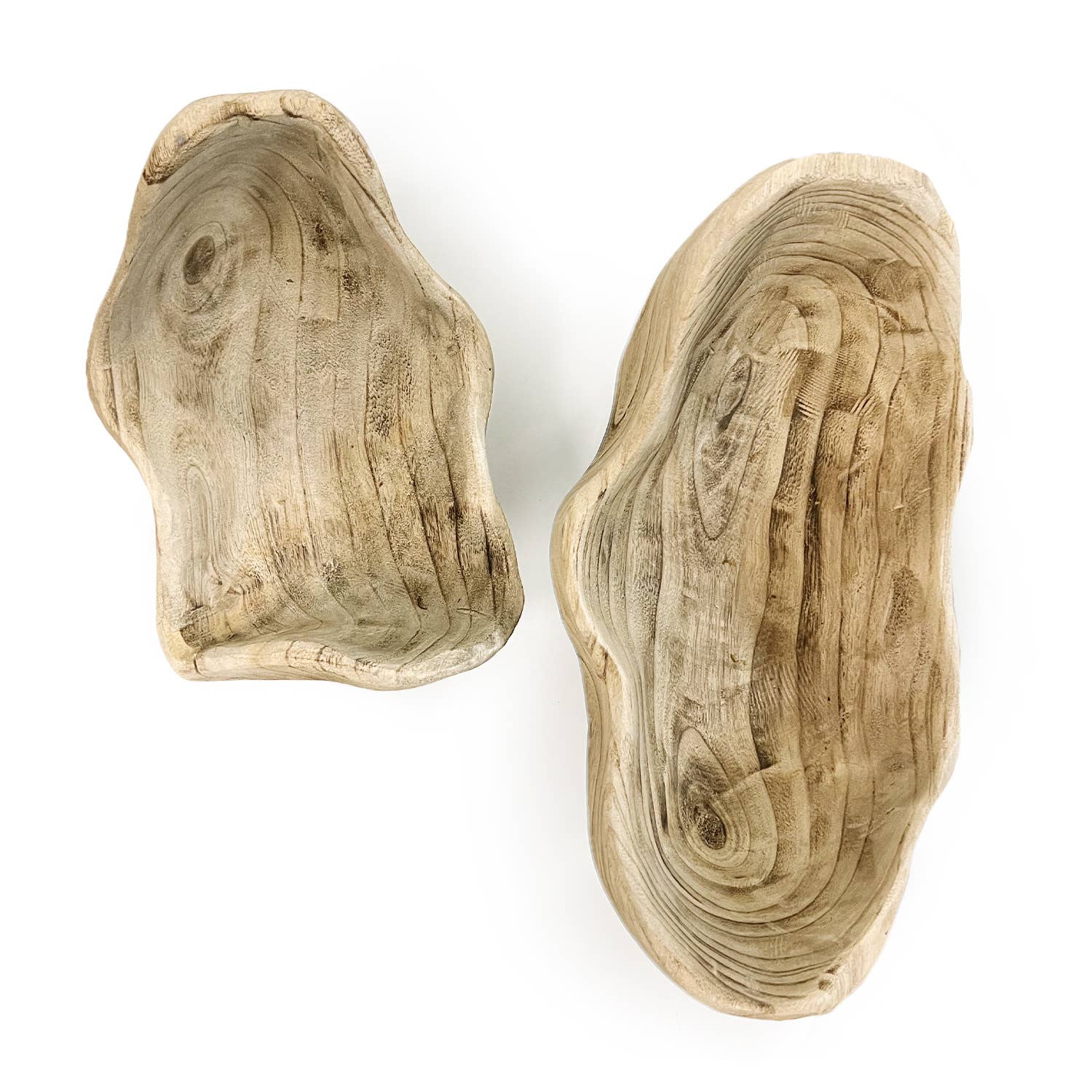 Galore Home - Wholesale Decorative Plate/Dish/Bowl - Large Heritage Natural Wood Décor Bowl2