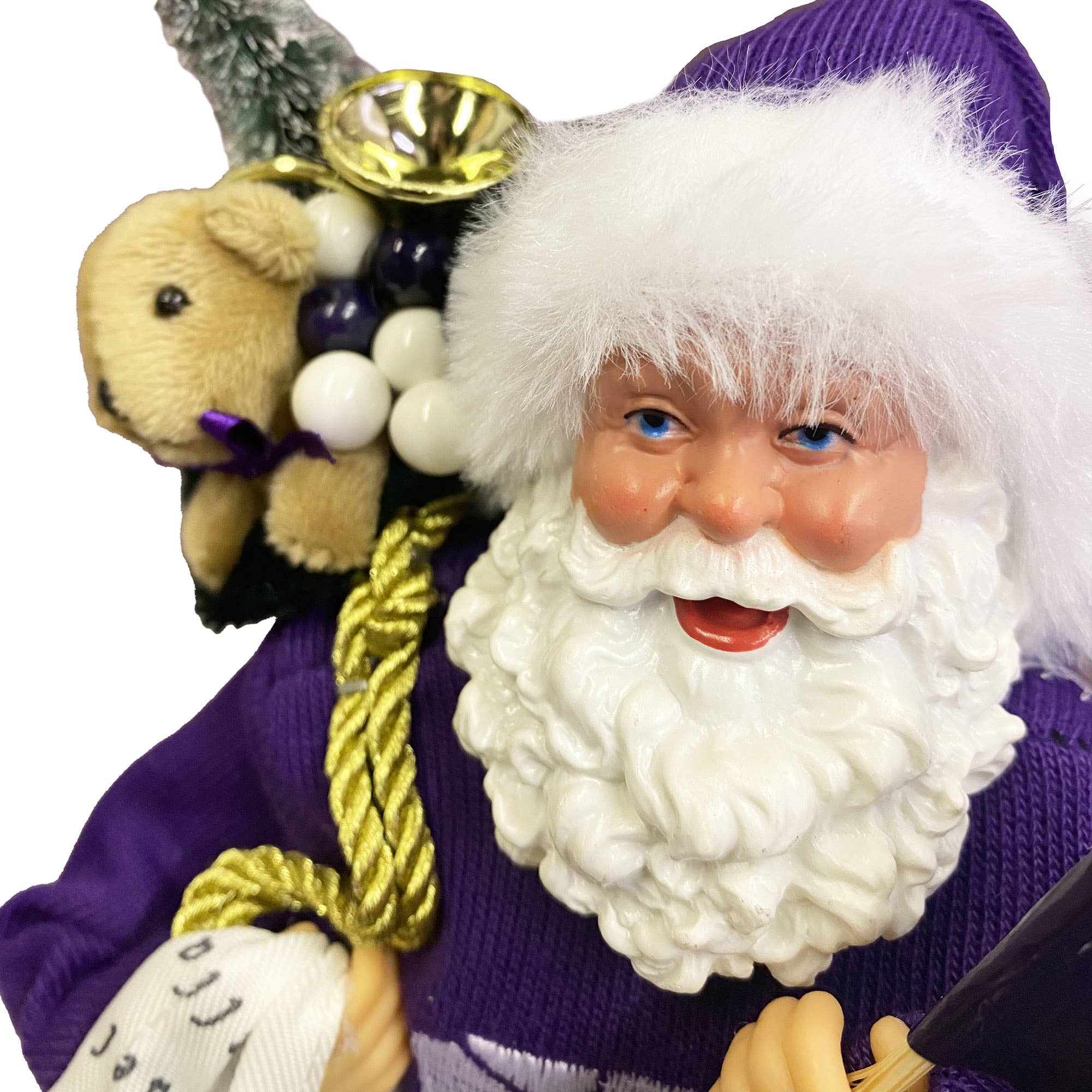 Santa’s Workshop Inc. - Wholesale Christmas Decoration - 12" Kansas State Proud Santa4