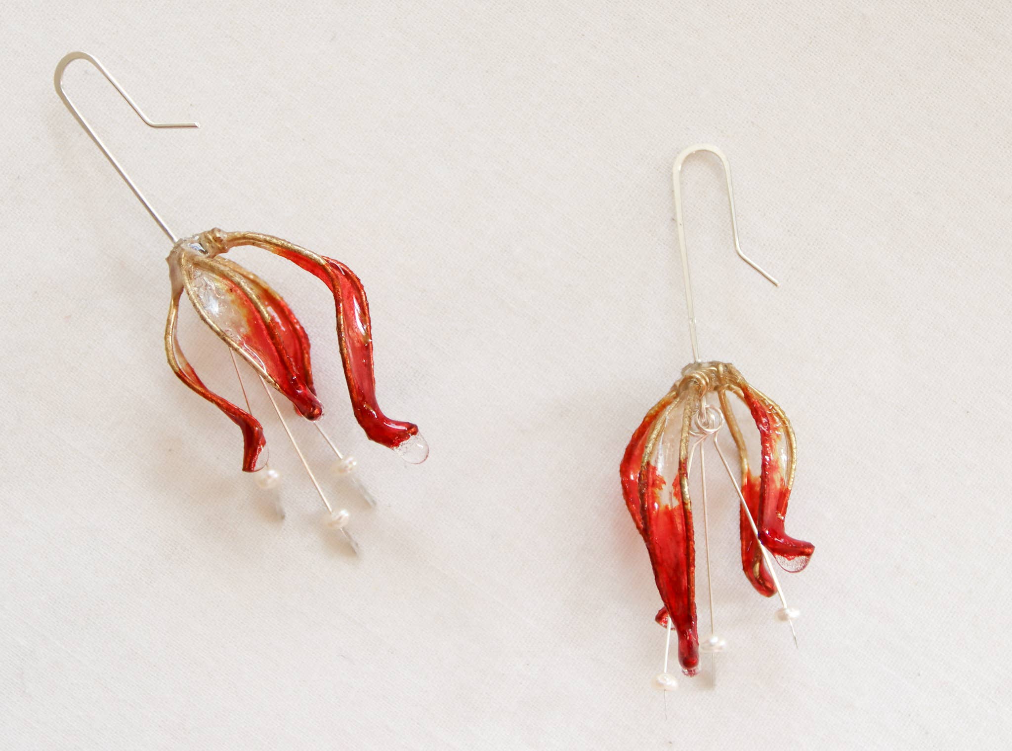 Verso - Wholesale Dangle Earrings - Lily Earrings, Sterling Silver, Large7