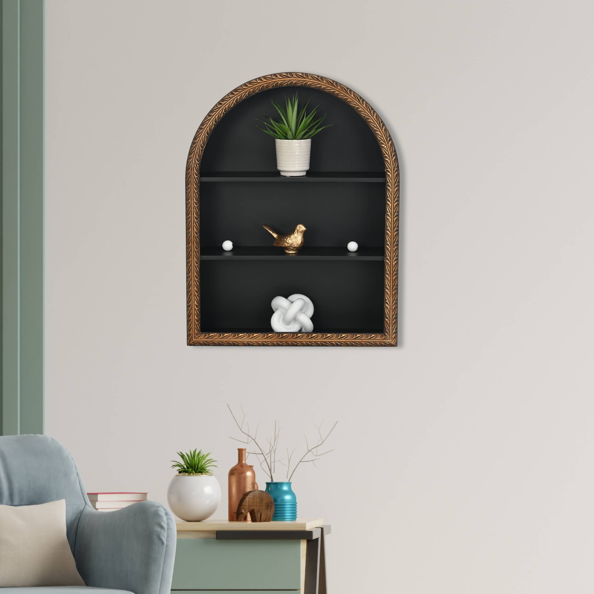 Cheungs Home Decor - Wholesale Decorative Figurine - Verdor Golden Swallow Bird Cast Iron Decor1