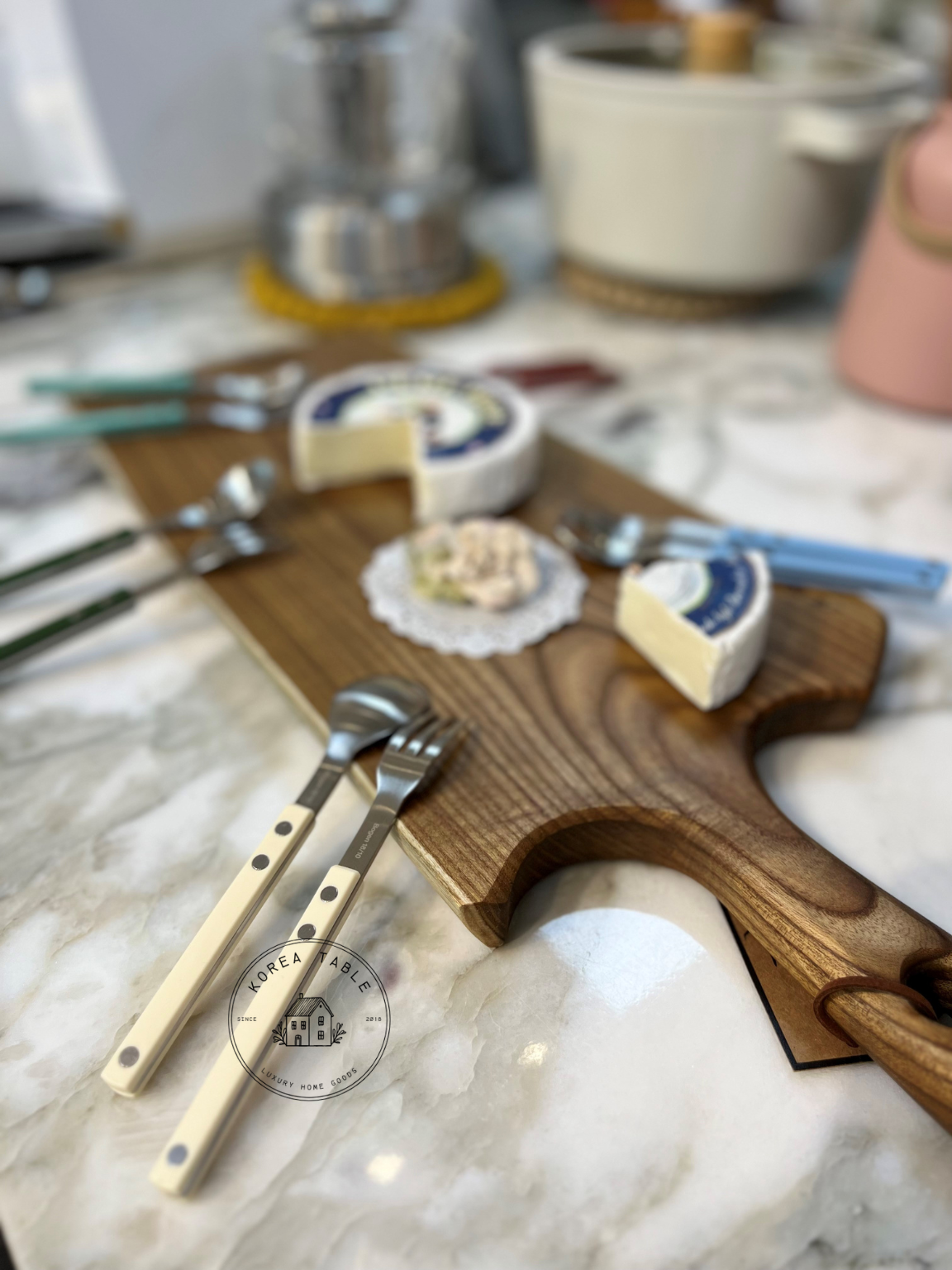 Korea Table - Vente Cuillères à soupe - [BOGEN] Fourchette à thé Sentier en satin - Cuillère à thé16