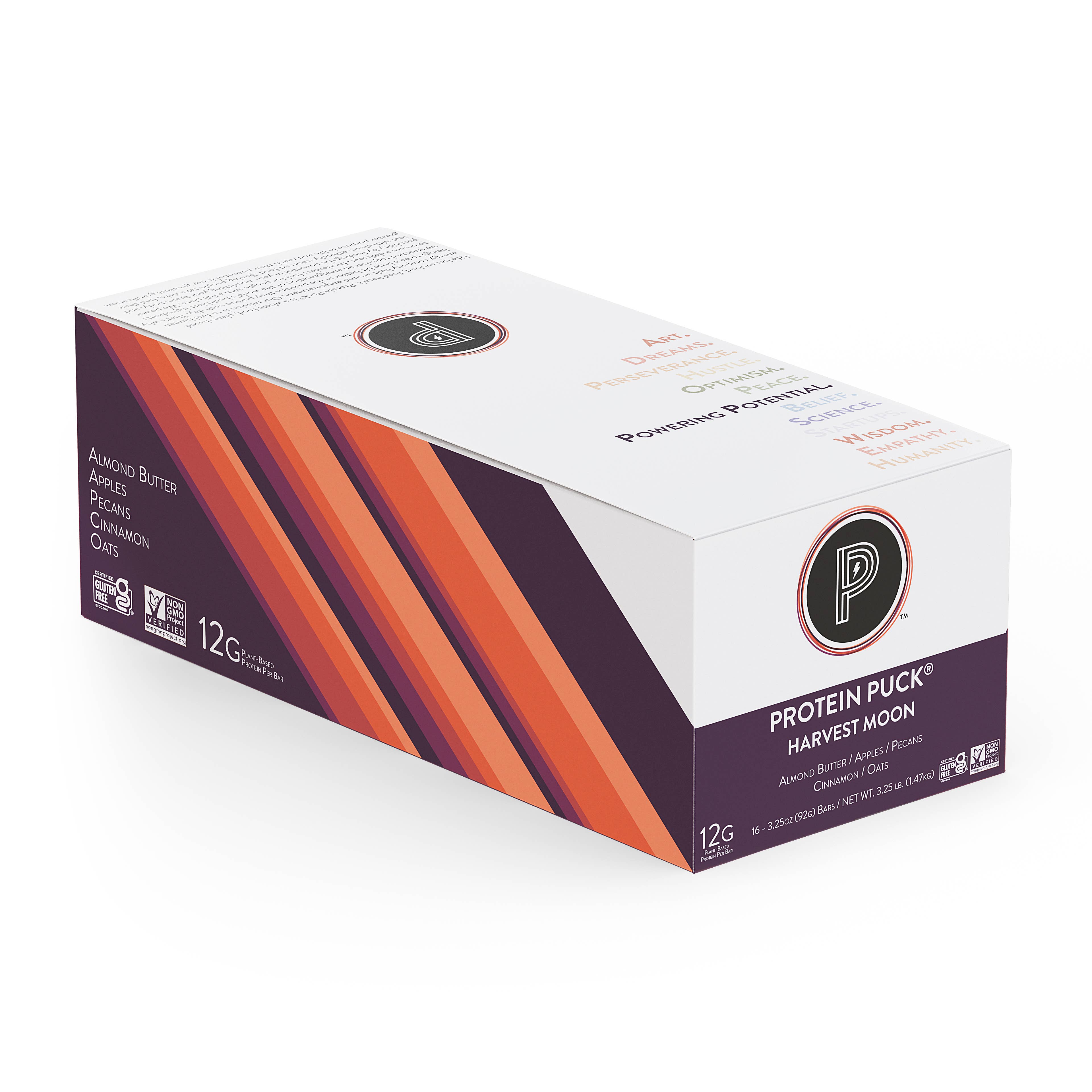 Protein Puck - Wholesale Snack Bar - Harvest Moon (Apple, Cinnamon, Pecan) (16 - 3.25oz Bars)5