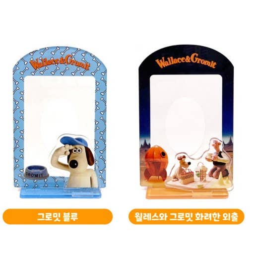 K_Wonderland - Wholesale Picture Frame Stand - Wallace & Gromit Acrylic Photocard Stand Random Box