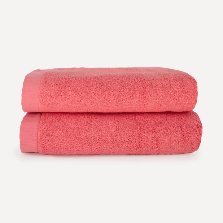 Insanely Soft Rosy Bath Towels x 2 for wholesale by thelonging