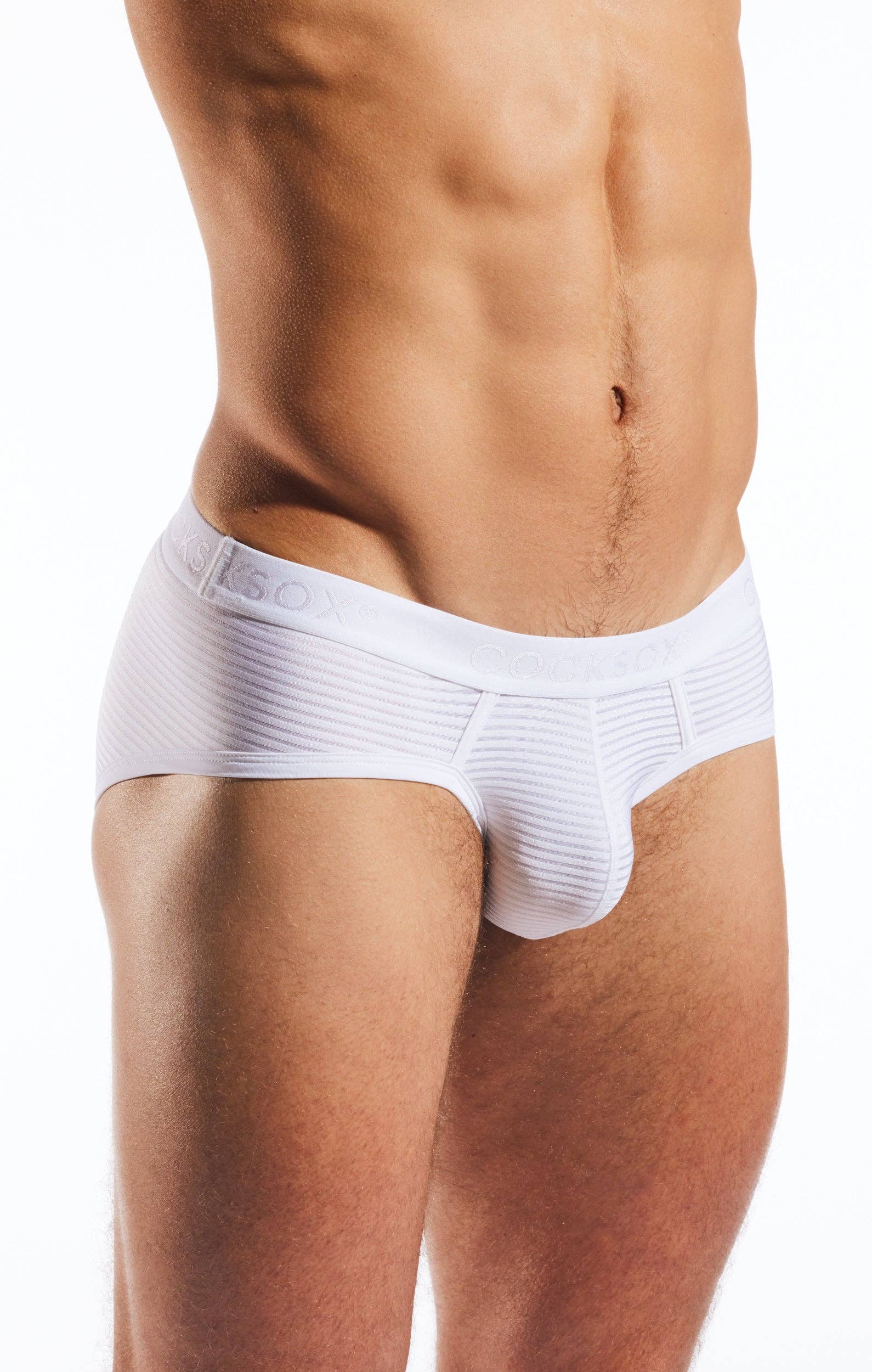 Cocksox - Wholesale Underwear - Men's - CX76LUX Semi-Sheer Sports Brief1