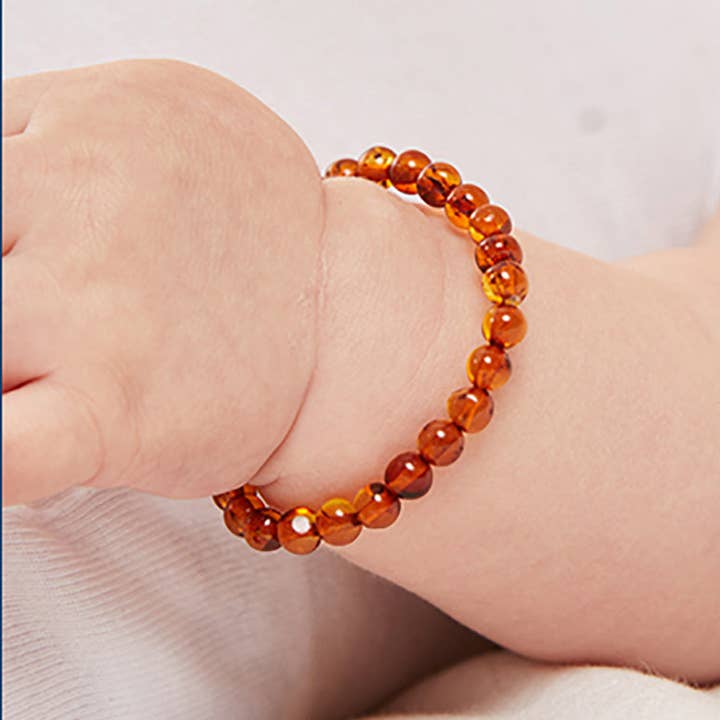 Baby Natural Amber Bracelet for wholesale by MYSANITY