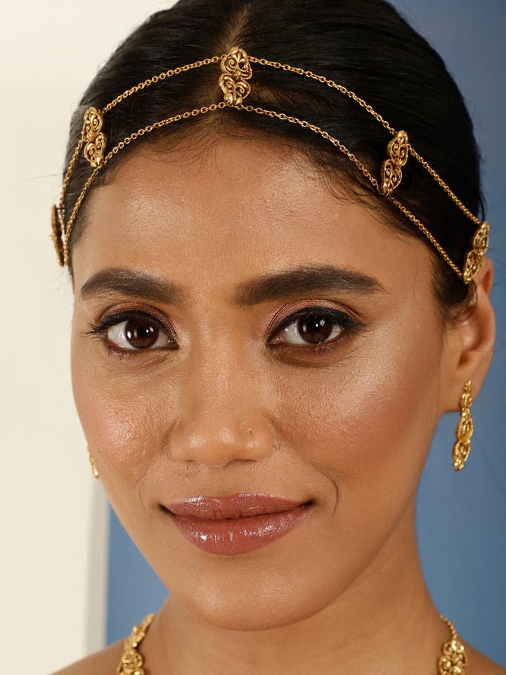 Petal Headpiece for wholesale by Melrosia London