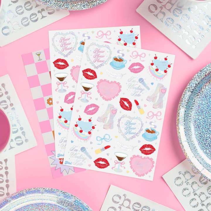 xo, Fetti - Wholesale Temporary Tattoo - Short & Sweet Tats - 54 temporary tattoos, Sabrina, cherry4