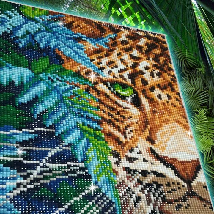 RTO&Collection D'Art (RTO Baltic OU) - Wholesale DIY Craft Kit - Diamond Painting Kit Panther Glance DE71371