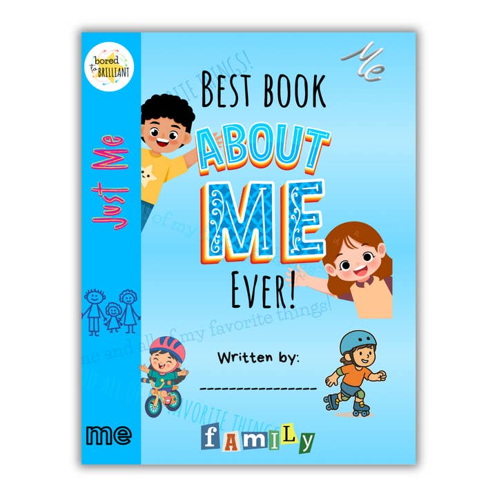 Best Book About Me Ever! | Personalized Writing & Drawing Book for Kids for wholesale by Bored to Brilliant