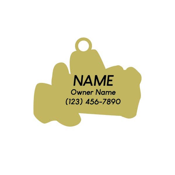 Two Tails Pet Company – wholesale Halsbandsbricka - Hund – Howdy Pet ID-bricka