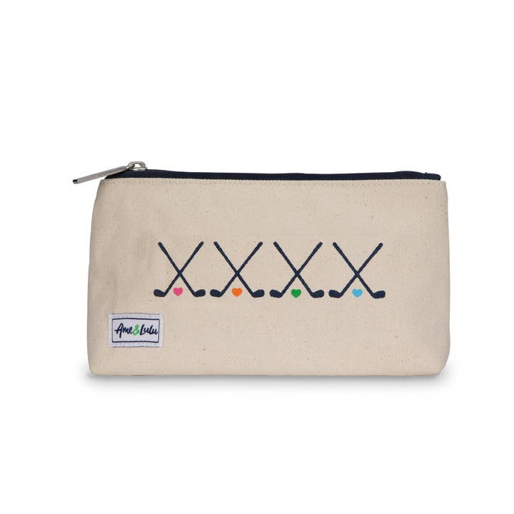 Club Love Natural Brush It Off Cosmetic Case for wholesale on Faire