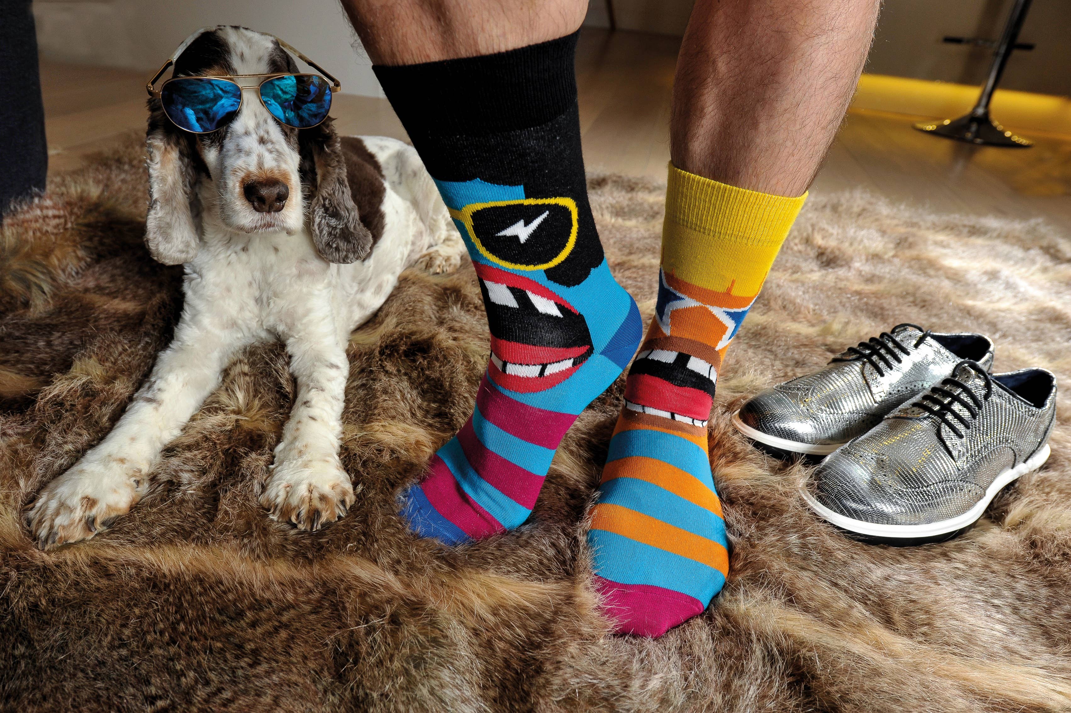 Sock Academy – Meias - Homem por atacado – TE FUNK! | Caixa Presente com 6 Meias Odd - United Oddsocks3