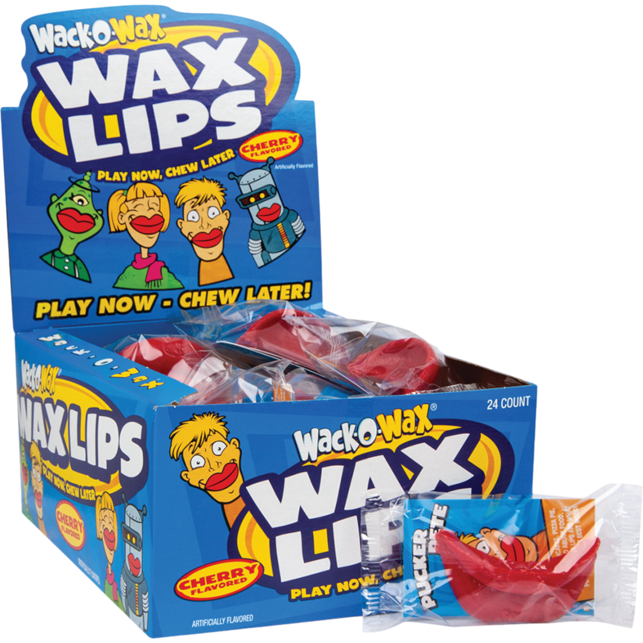 Cow Crack Wholesale - Wholesale Gummy - Wack-O-Wax Wax Lips 0