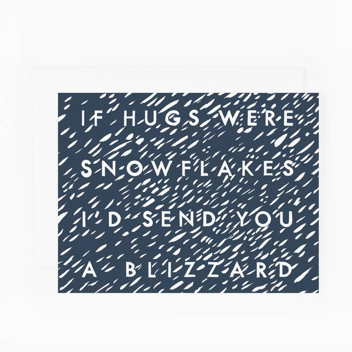Dear Hancock - Wholesale Season's Greetings Card - If Hugs were Snowflakes