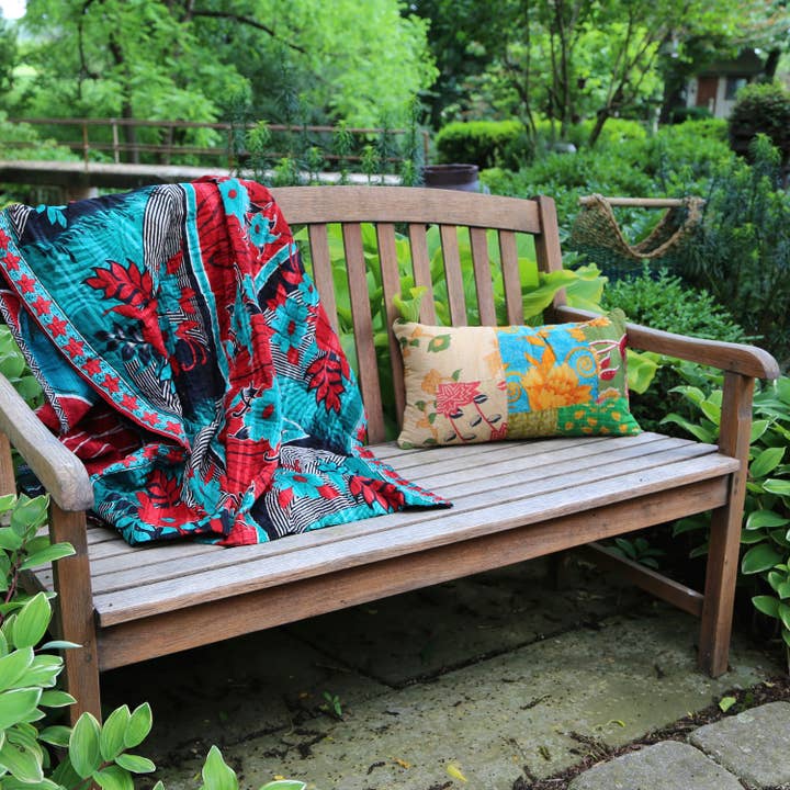 Ten Thousand Villages - Wholesale Throw/Decorative Pillow - Sari Motif Cushion3