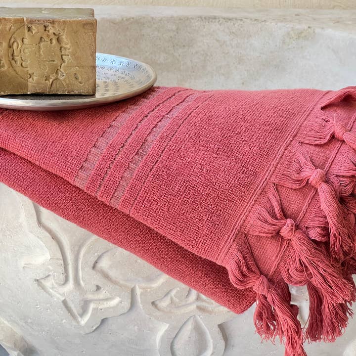Karawan Authentic - Vendita all'ingrosso Asciugamani da bagno - FOUTA IN COTONE BIOLOGICO - Collezione DOLCE - JASPER