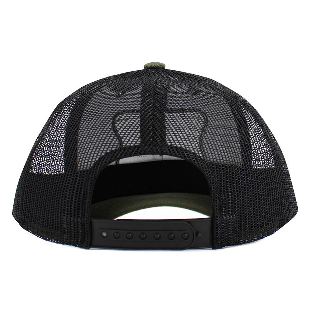 Sensibling Corp. - Wholesale Truckerpet - Uniseks - De River Time Patch Mesh Achterkant Pet8