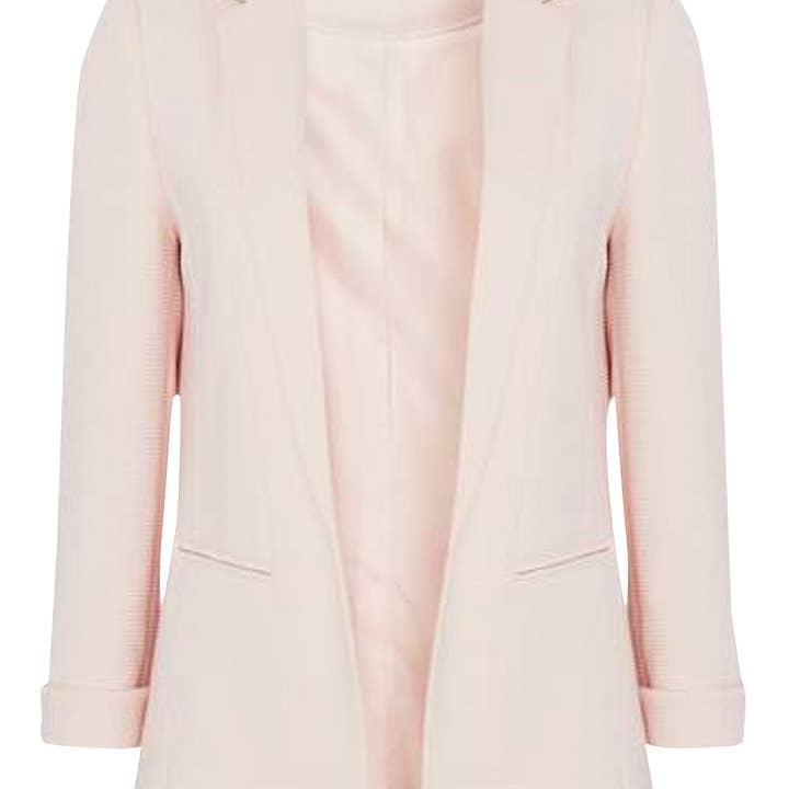 Anastasia Fashions Rippjacke mit 3/4-Ärmeln und Rollbündchen für den Großhandel von Anastasia