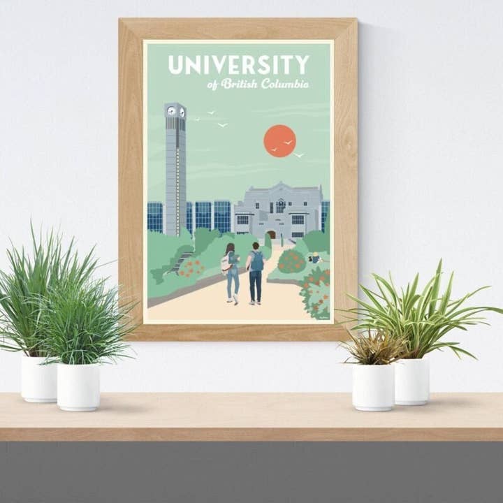 Póster Universidad de Columbia Británica para venta al por mayor de TripPoster