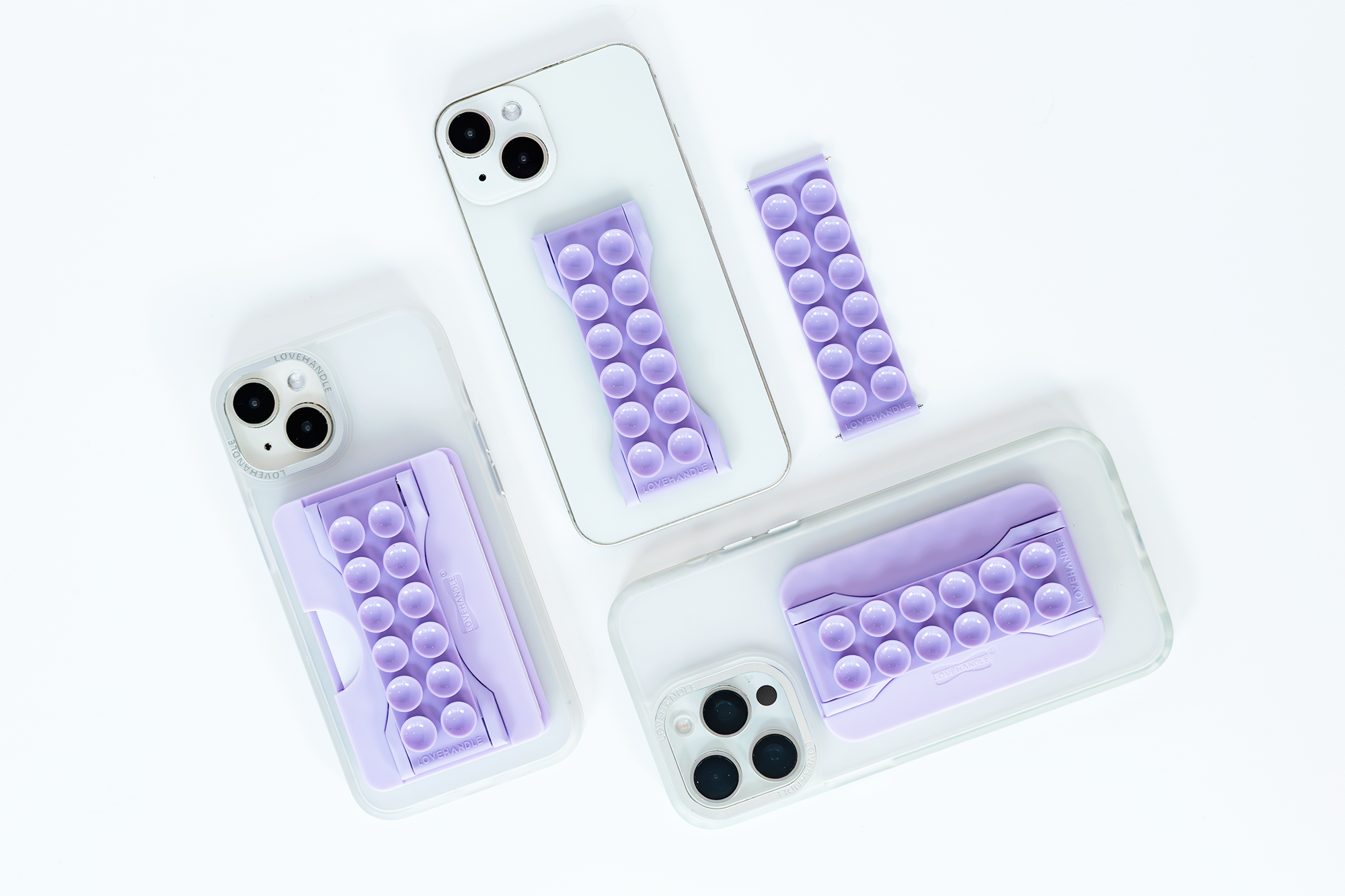 LoveHandle - Wholesale Phone/Tablet Stand - LoveHandle PRO For MagSafe- Lavender Suction3