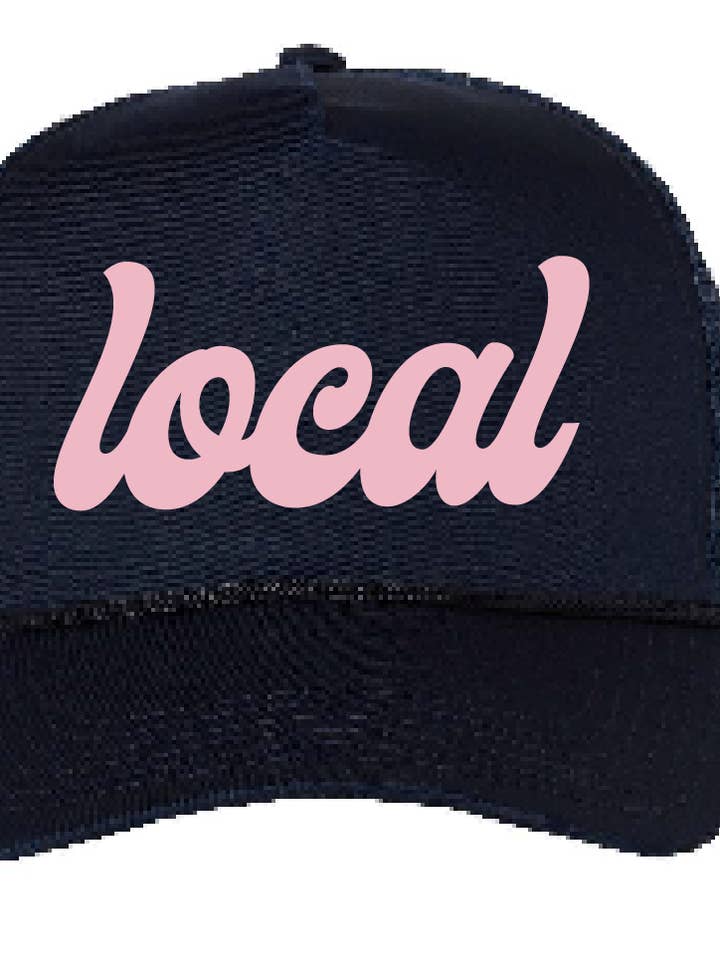 Truckerkasket med fem paneler/Navy/Sommer for engroshandel hos Salt & Sand