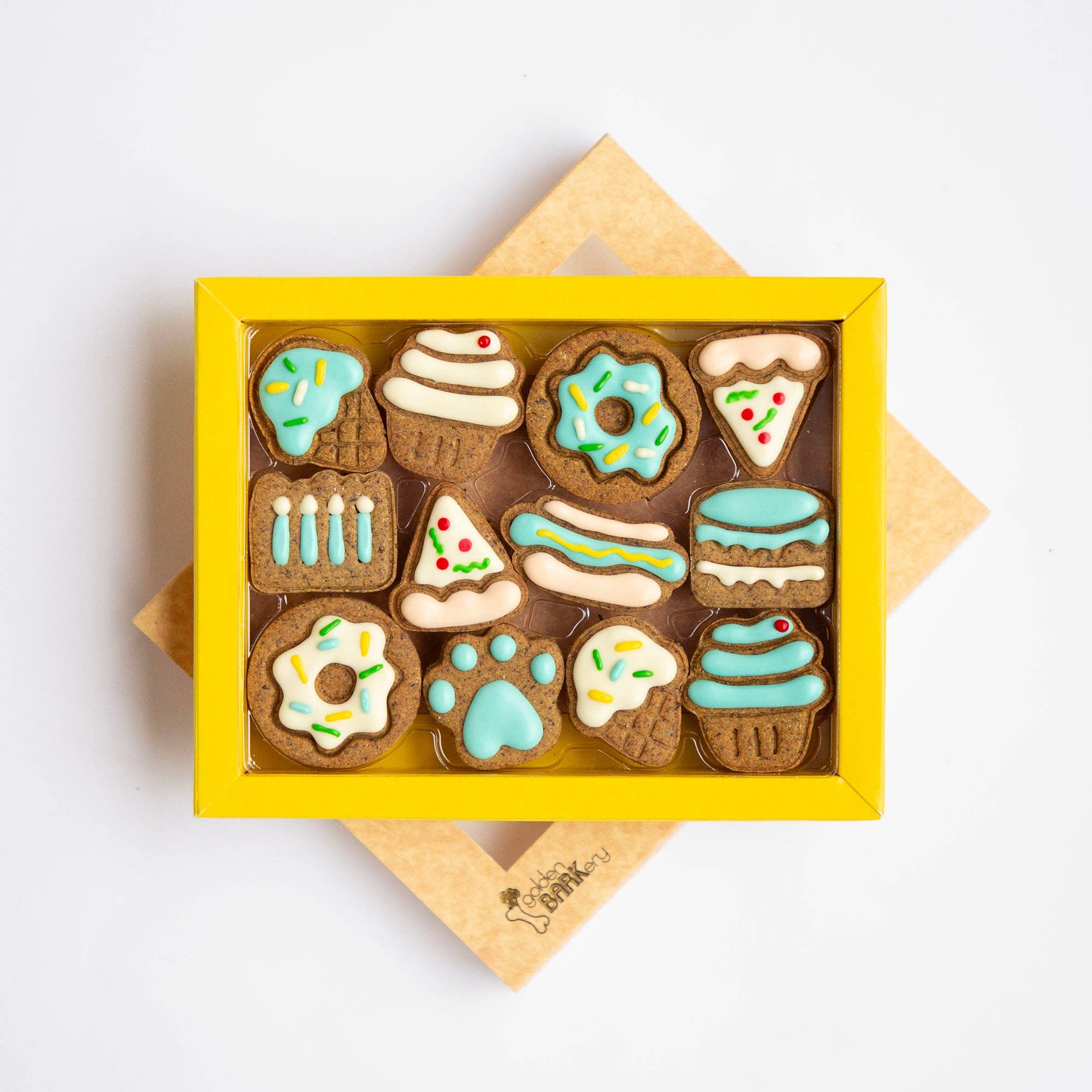 Golden Barkery - Vendita all'ingrosso Snack - Cani - Biscotti per Cani - Scatola Celebrazione4