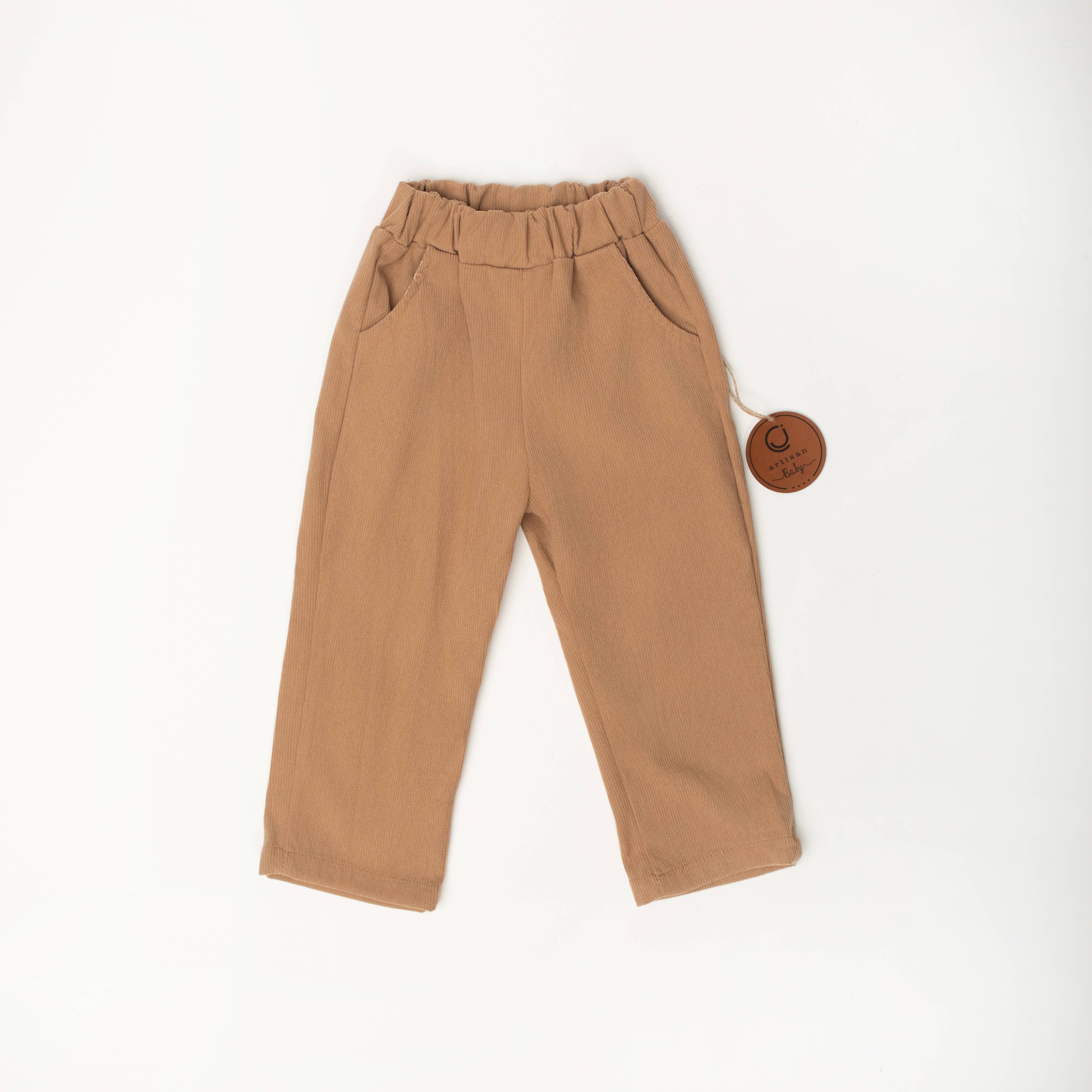 Charlie James Artisan Boutique - Wholesale Top & Pant Set - Kids - Forest Plaid Corduroy Set6