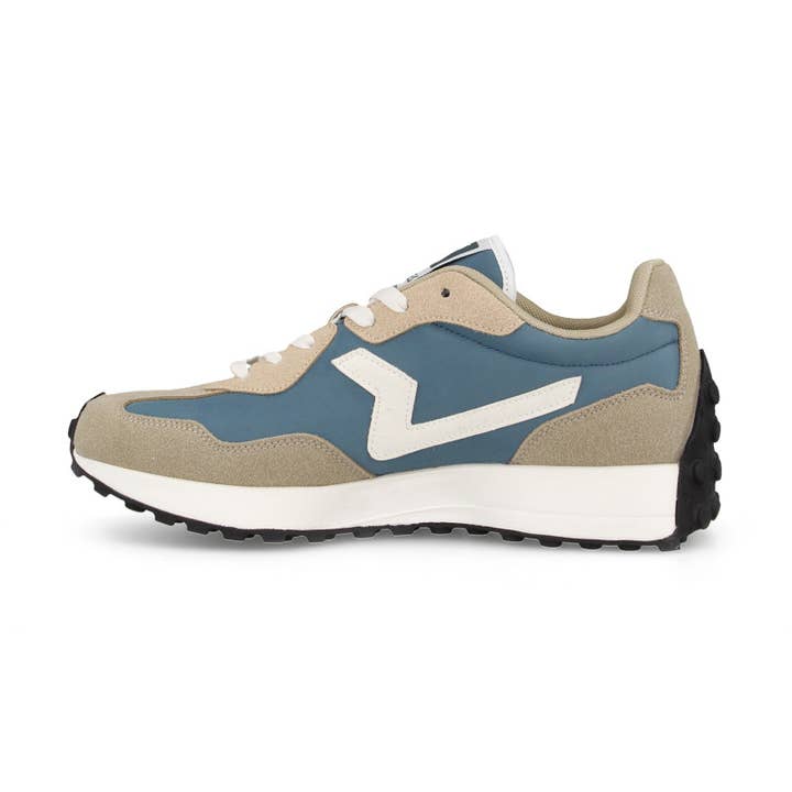 Paredes - Wholesale Lifestyle Sneakers - Men's - Men's casual sneakers Berzosa beige-turquoise3