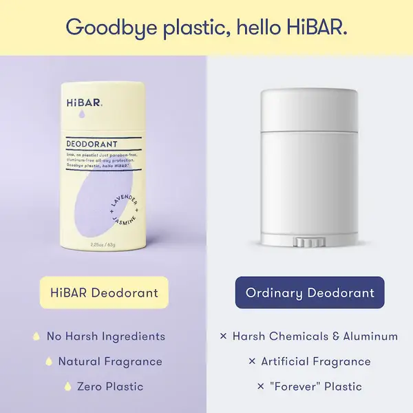 HiBAR - Wholesale Deodorant - Unisex - HiBAR Deodorant Lavender + Jasmine 4