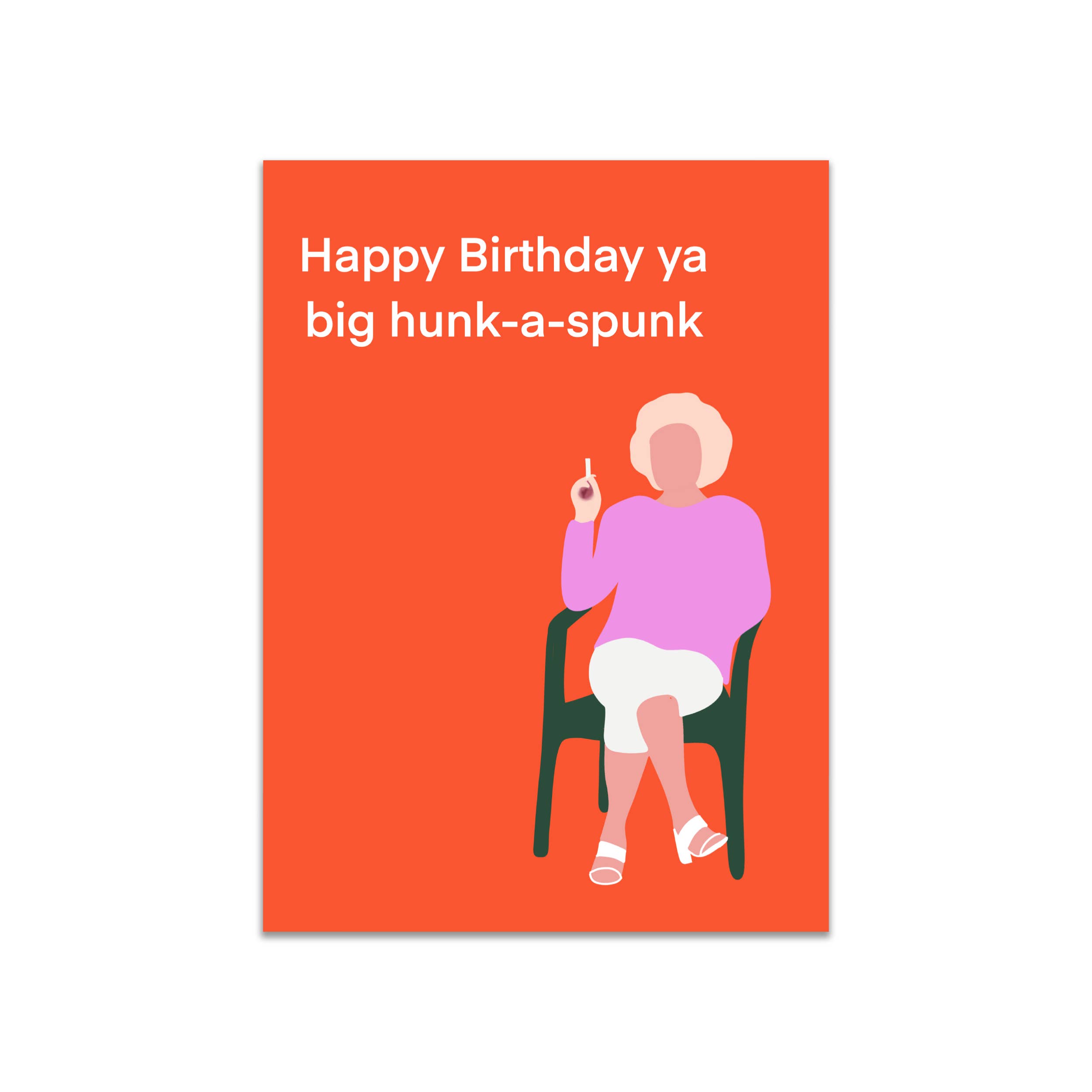 Handsel and Petal - Wholesale Birthday card - Hunk-A-Spunk - Mini