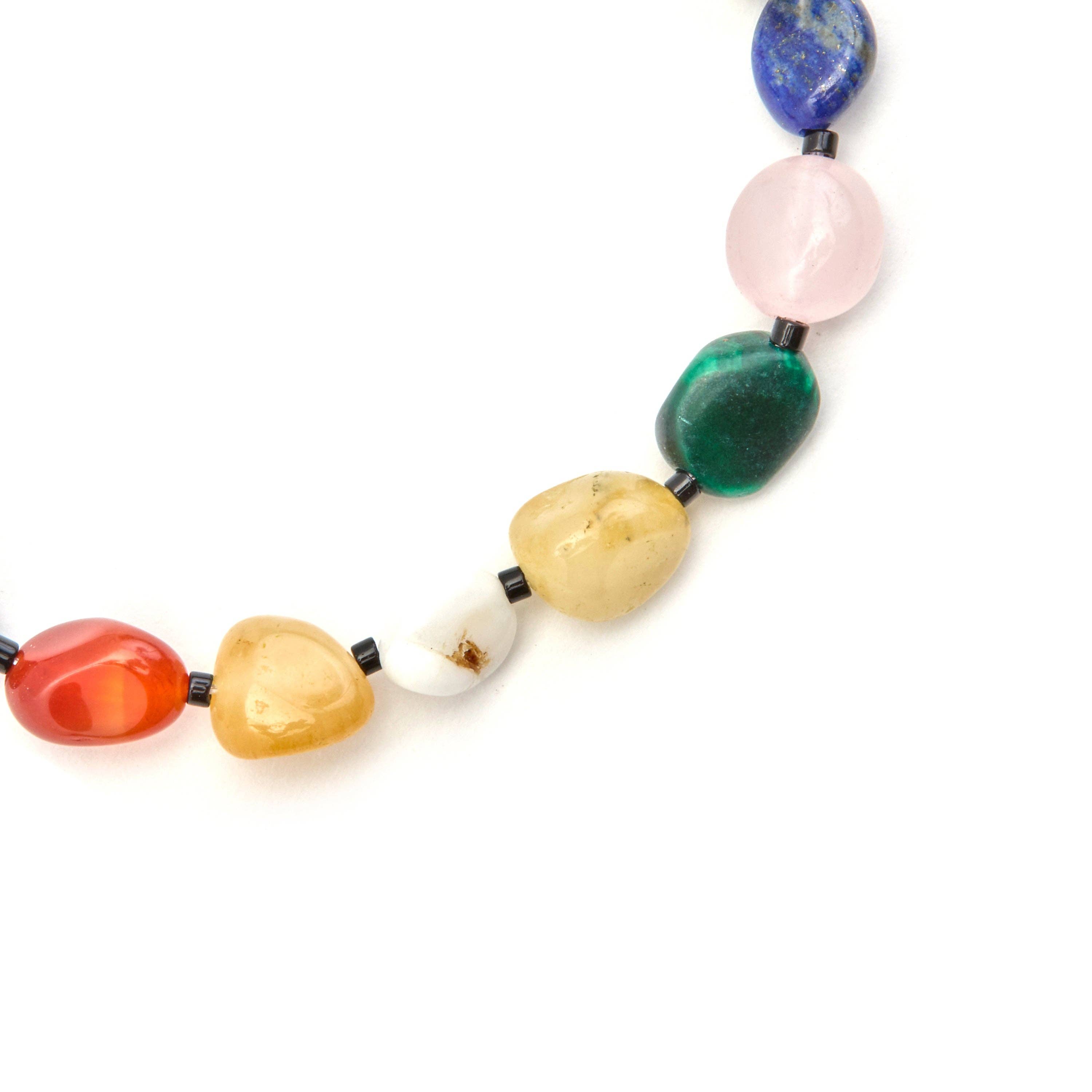 Luxenter - Wholesale Beaded Bracelet - Pulsera con Multicolor Piedra Natural acabado oro 18k - Ilisen2