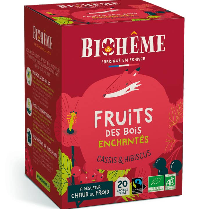 Biohême - Wholesale Health/Detox Tea - Enchanted Forest Fruits Infusion - 20 Tea Bags