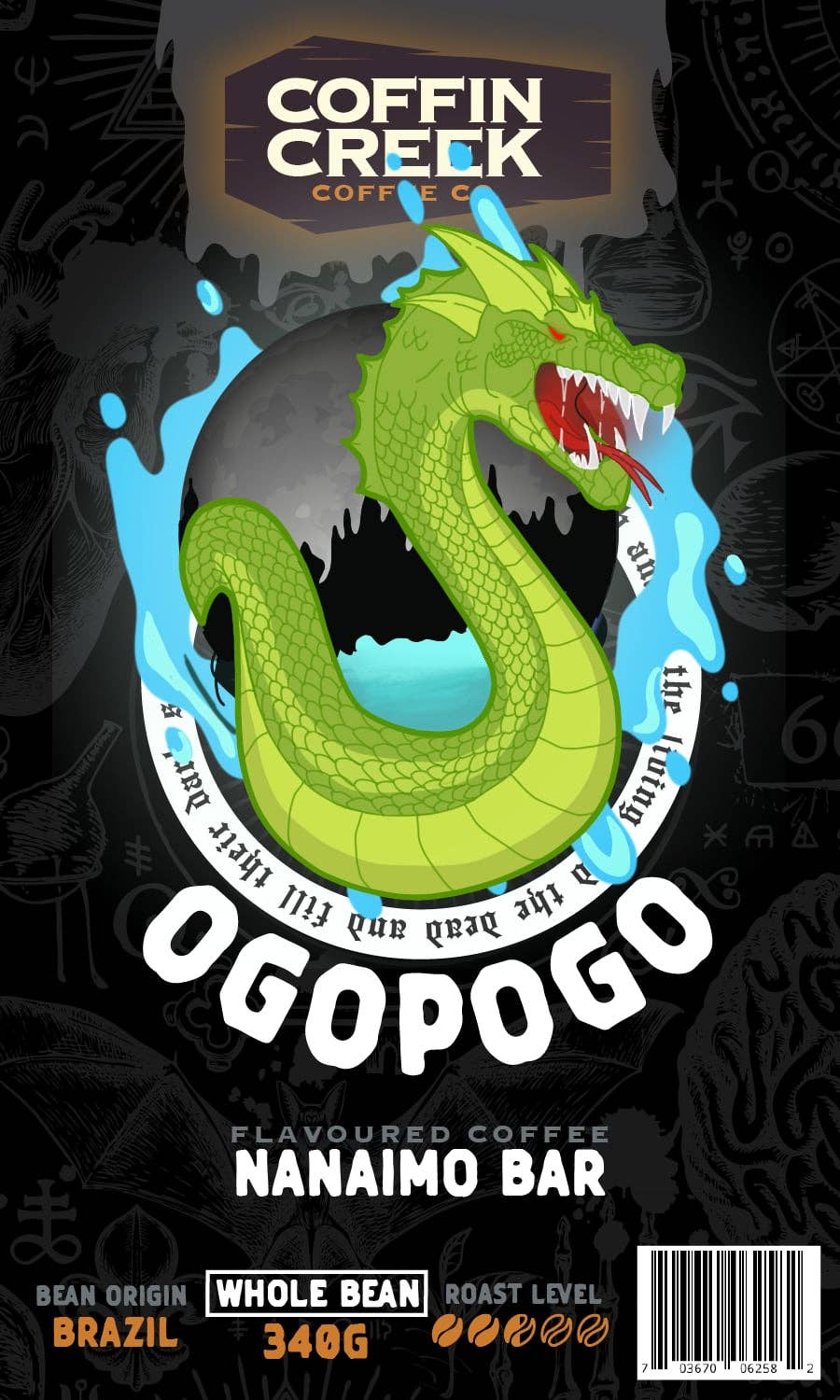 Coffin Creek Coffee – wholesale Kaffebönor – Ogopogo - Nanaimo Bar Smak1