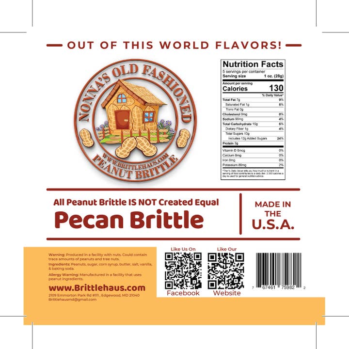 Space-Candy.Shop - Venta al por mayor Guirlaches - Pickle Peanut Brittle - Cacahuete quebradizo a la antigua usanza con un toque diferente5