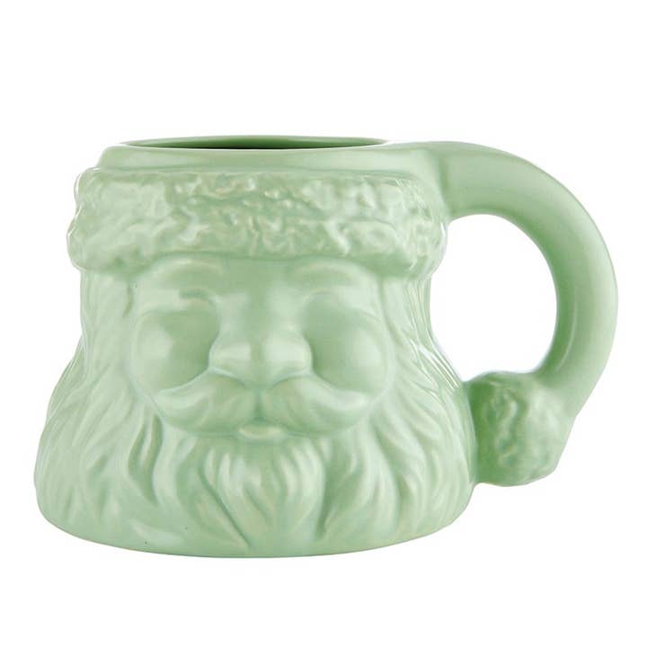 Santa Face Mug - Green for wholesale by Slant Collections by Creative Brands