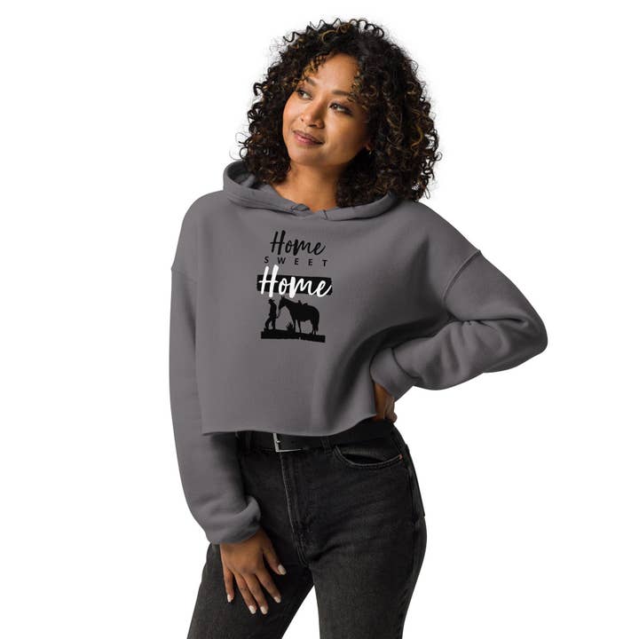 Home Sweet Home Crop Hoodie for wholesale by Design and Country