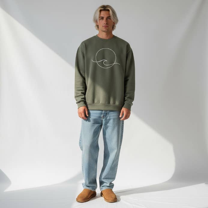 In The Curl - Unisex Fleece Trui voor wholesale door ARTichoke