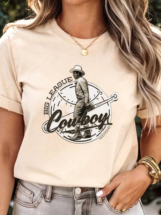 2026 Big League Cowboys Graphic Tee for wholesale by Ranch Swag