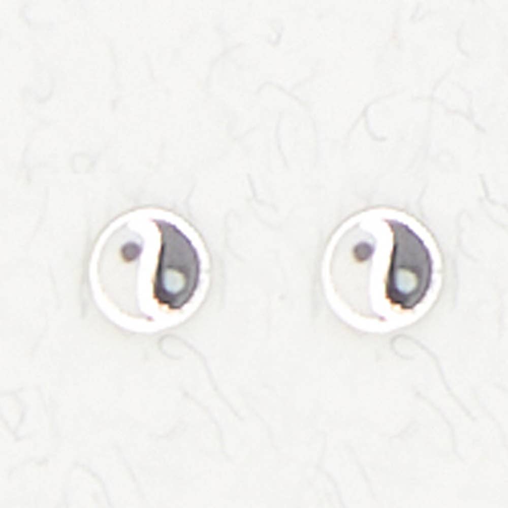 Nirvana LLC - Wholesale Stud/Post Earrings - Sterling Silver Ear Studs – Yin Yang