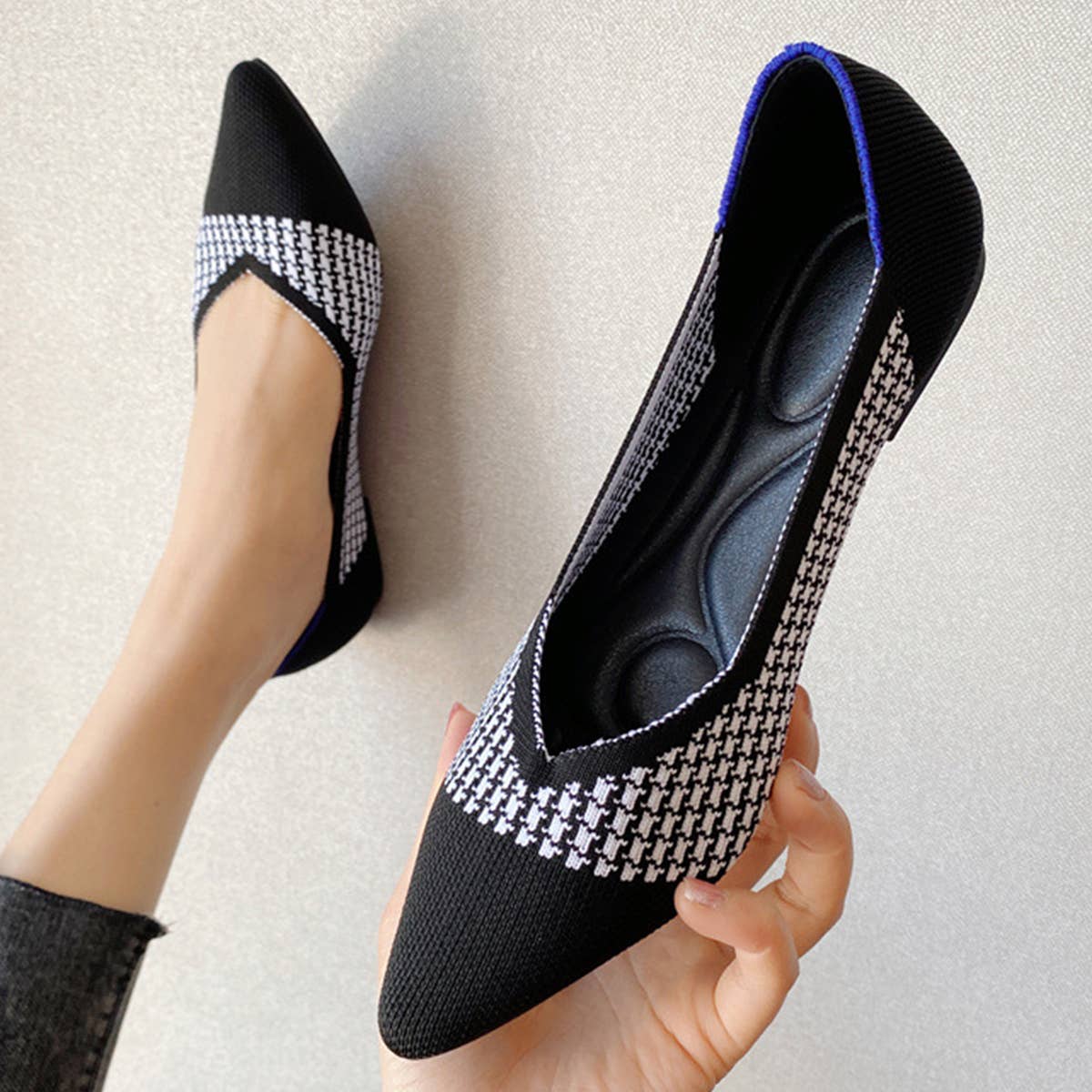 ACCITY - Wholesale Flats - Women's - COMFORTABLE POINTED FLAT SHOES FOR WOMEN_CWSHF000630